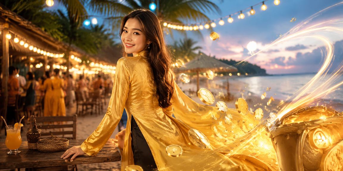 Phụ nữ Việt Nam trong trang phục áo dài trải nghiệm casino trực tuyến giữa khung cảnh Sapa